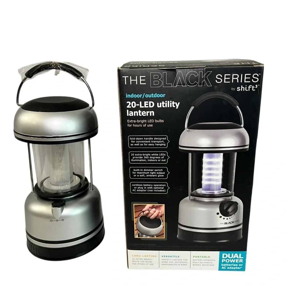 The Black Series 20-LED Utility Lantern by Shift3 Indoor/Outdoor UNTESTED - Picture 3 of 7